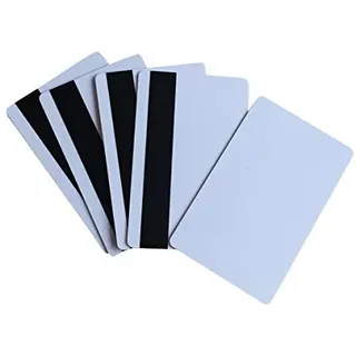 YARONGTECH 200pcs PVC leere weißer Plastikkarten 30 Mil LoCo Magnetkarten -Mag-Streifen bedruckbaren für Kartendrucker CR80