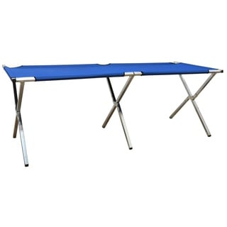 Eyepower Verkaufsstand Verkaufstisch 205x67x70 cm klappbar Blau