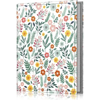 Fintie 10x15 cm Fotoalbum, Klein Fotoalben Zum Einstecken Hochzeit geburtstag jahrestag mit 26 Seiten für 52 Fotos, Urlaub Fotobuch, 4 X 6 Inch für Seiten, Frühlingblume