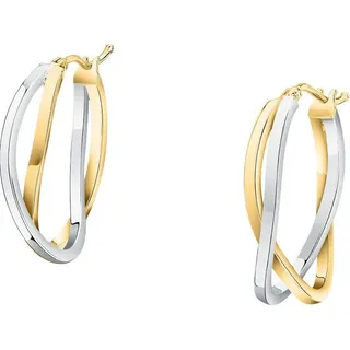 Christ Creolen bicolor 89090393 Weißgold/Gelbgold