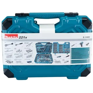 Makita Werkzeug-Set 221-teilig E-10883