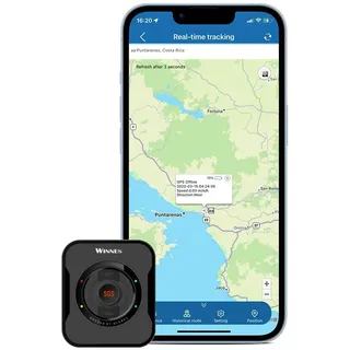 TKMARS 4G GPS Tracker, Mini GPS Ortungsgerät in Echtzeit weltweit, GPS Peilsender für Auto, Kinder, Senioren, Koffer, mit magnetischer Rückseite und Clip, benutzerdefinierte Alarmmeldungen, APP & Web