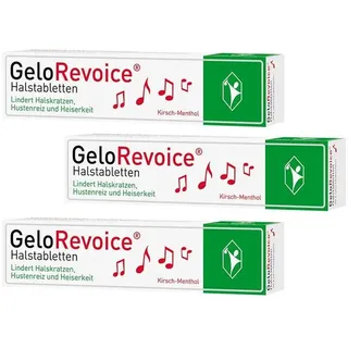 Pohl-Boskamp GeloRevoice Halstabletten Kirsch-Menthol bei Heiserkeit & Stimmverlust