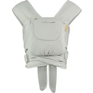 Close Caboo - Verstellbare Babytrage aus Bio-Baumwolle in Grau - nachhaltig & weich für Säuglinge und Kleinkinder - Einheitsgröße