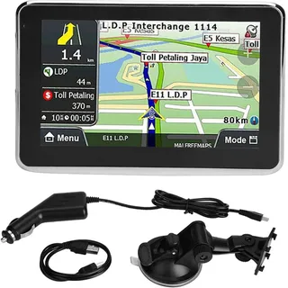 Navigationsgeräte für Auto, GPS-Navigation, universeller 5 Zoll Touchscreen Auto Navigator GPS Navigation DDR256M 8G MP3 FM Europa Karte 1