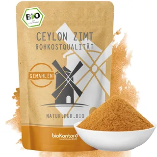 bioKontor – BIO Ceylon Zimt gemahlen 1kg – Zimt Ceylon Pulver fein