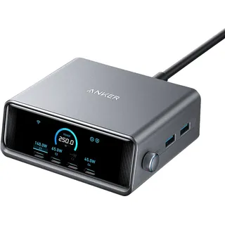 Anker Prime GaN-Prime Ladegerät Silber