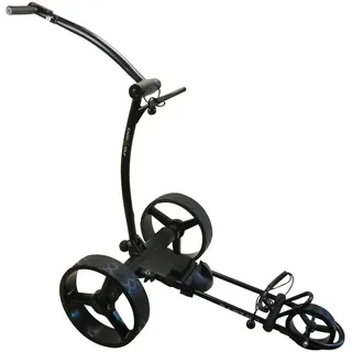LITHIUM CADDY-GOLF RAPTOR ELEKTRO TROLLEY schwarz BERGBREMSE DISTANZ RÖHRENMOTOR