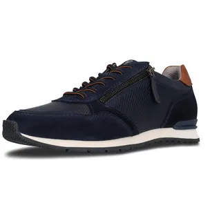 Salamander Herren Businessschuhe, Männer Schnürer, Wechselfußbett,Anzugschuhe,Budapester Style,elegant,Office,Dark Blue/Blue (4140),43 EU/EU UK - 43 EU