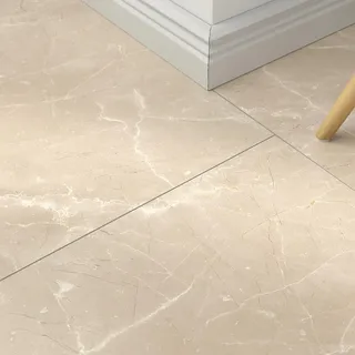 Laminat Marmor beige – inkl. Dämmung & Fußleisten