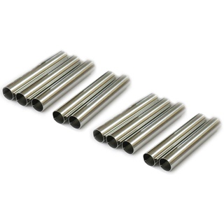 kleine Schaumrollen-Formen 10er Set (8 cm x 1,3cm) Traditionelle Backform Schillerlockenform Gerade Röhrchen Spritztüllen Sahnerollen