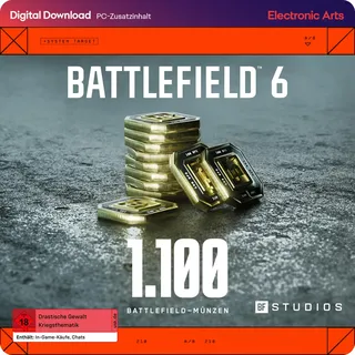 1.100 BF-Münzen | Battlefield 6 & REDSEC PCWin | Download Code EA App | Deutsch