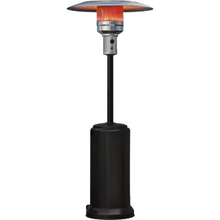 GGM Möbel Gasheizstrahler | Schwarz | Heizpilz, Terrassenheizstrahler, Terrassenheizer, Heizstrahler Gas
