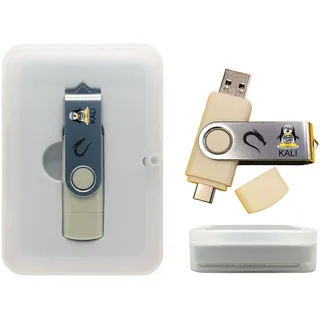Kali Linux bootfähiger USB für ethisches Hacken und Cybersicherheit | Laufen Sie live oder installieren Sie Kali mit über 600 Sicherheits- und Penetrationstestwerkzeugen für Amd64 und Arm64 PCs