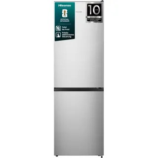 Hisense RB3N300NECA Kühl-Gefrierkombination (304 l, 1873 mm hoch, Silber)