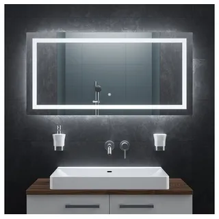 bringer-germany Bringer Badspiegel mit Beleuchtung - BRS102) - 120x60 cm