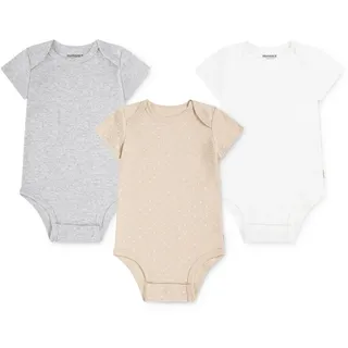 huggies babywear Body HUGB 3PK BODYSUIT (Packung, 3-tlg) aus Baumwolle grau 7 (24M/92)