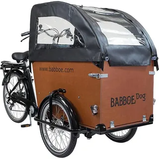 Babboe Regenverdeck schwarz für Dog PVC
