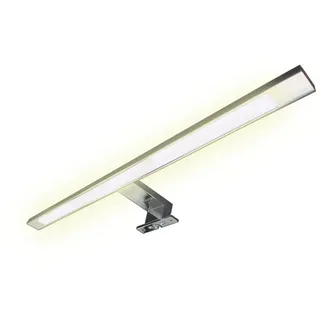 Kalb Material Für Möbel Spiegelleuchte warmweiß Silber
