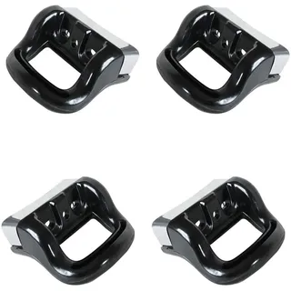 4 Stück Schnellkochtopfgriff, seitlicher Stützgriff des Schnellkochtopfs des Kochtopfs,Universal Topfgriff Kurz, Aluminium-Schnellkochtopfgriff, Ersatzteil-Pfannengriff (Dreiloch-Topfgriffe)