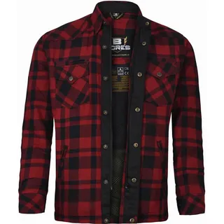 Bores Lumberjack Motorradjacke Rot/Schwarz S