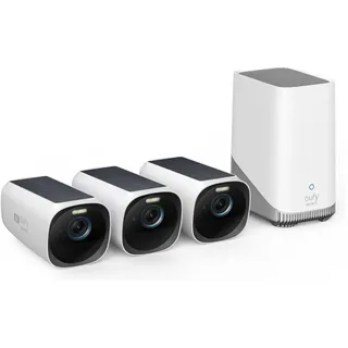 eufy eufyCam 3 S330 3er Set + HomeBase 3