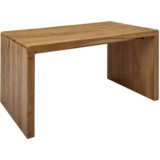 FineBuy Schreibtisch Massiv Holztisch Akazie Büro Arbeitszimmer Tisch Größe wählbar