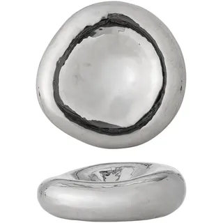 Bloomingville Shine Schale, Silber, Steingut,