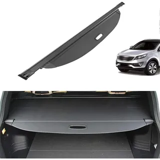 YanZB Kofferraum-Abdeckung, Für Kia Sportage R 2010-2015,Einziehbarer Kofferraumvorhang, Laderaumabdeckung, Kofferraumschutz, Gepäckraumabdeckung