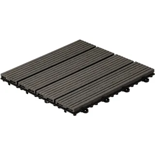 Home Deluxe WPC Bavaro anthrazit 30 x 30 x 2,2 cm 11 St.