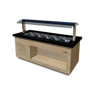 Saro Heißes Buffet PREMIUM LINE 5x 1/1 GN 0 x 0 x 0 OAK