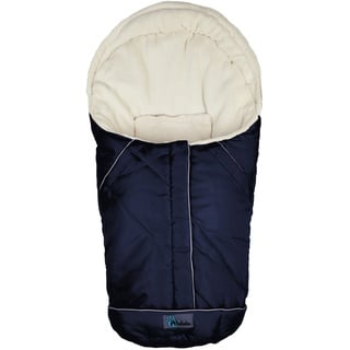 Altabebe AL2003-31 Winterfußsack Nordic Kollektion für Babyschale und Car Seat, Gruppe 0+, marine - whitewash