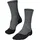 Wandersocken 1 Paar Schwarz/Grau 39-41
