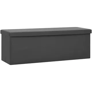 vidaXL Sitzbank Truhenbank Grau 110 x 40 x 48 cm