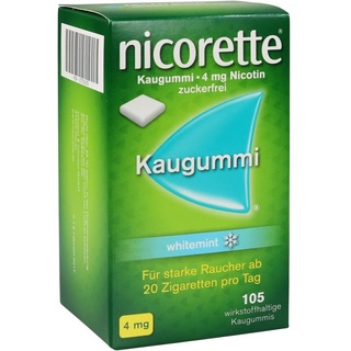 Nicorette Whitemint 4 mg Kaugummi 105 St.