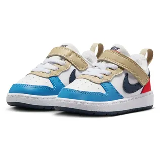 Baby-Sneaker 124 - white/thunder blue-lt crimson 19.5