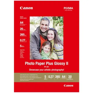 Canon Plus Glossy II PP-201 A4 265 g/m2 20 Blatt
