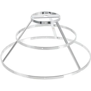 SOLUSTRE Selbstgemacht Lampenschirmgestell aus Eisen 3 Stufiges Pendellampenschirmgestell Stabiles Tischlampengestell für Vielseitige Leuchten Einfache Montage