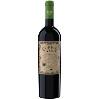 Doppio Passo Rotwein Bio Primitivo halbtrocken Deutschland 1 x 0,75 L bio/vegan