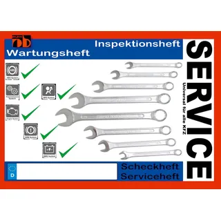 BoD – Books on Demand Universal KFZ Inspektionsheft Serviceheft Wartungsheft Scheckheft: Ersatz für voll ausgefüllte Kundendiensthefte für alle Fahrzeuge