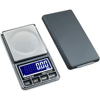 DIPSE USB 200 - Digitale Feinwaage/Taschenwaage mit USB-Anschluss ohne Abschaltautomatik die in 0,01g Schritten präzise bis 200g wiegt