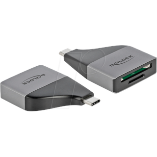 DELOCK 64117 - USB Type-CTM Card Reader für SD / MMC + Micro SD Speicherkarten