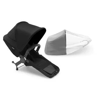 Bugaboo Donkey5 Duo Extension Set Complete Midnight Black, Schwarz