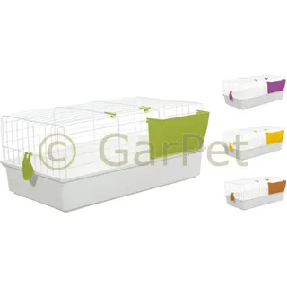 GarPet Kleintierkäfig 70 x 37 x 56 cm grau