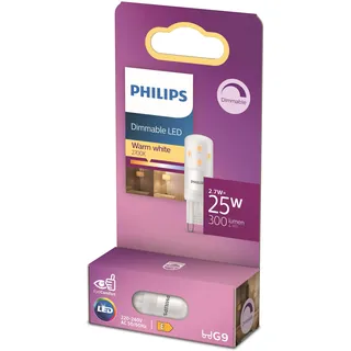Philips LED-Lampe Spot 2,7W G9 warmweiß