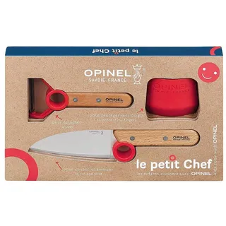 Opinel Le Petit Chef Allzweckmesser 3-tlg. Rot
