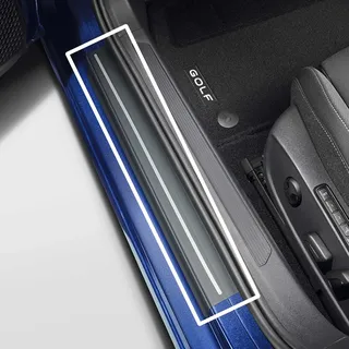 Volkswagen Golf 8 (5H) Einstiegsleistenfolien Schwarz/Silber 5H0071310ZMD