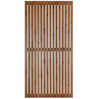 Sichtschutzelement Quadra 180 x 90 cm Braun Holz