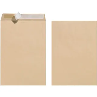 Herlitz Versandtasche C4, ohne Fenster, braun