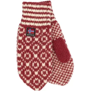 Devold of Norway Svalbard Wool Mitten hindberry/offwhite (207A) L